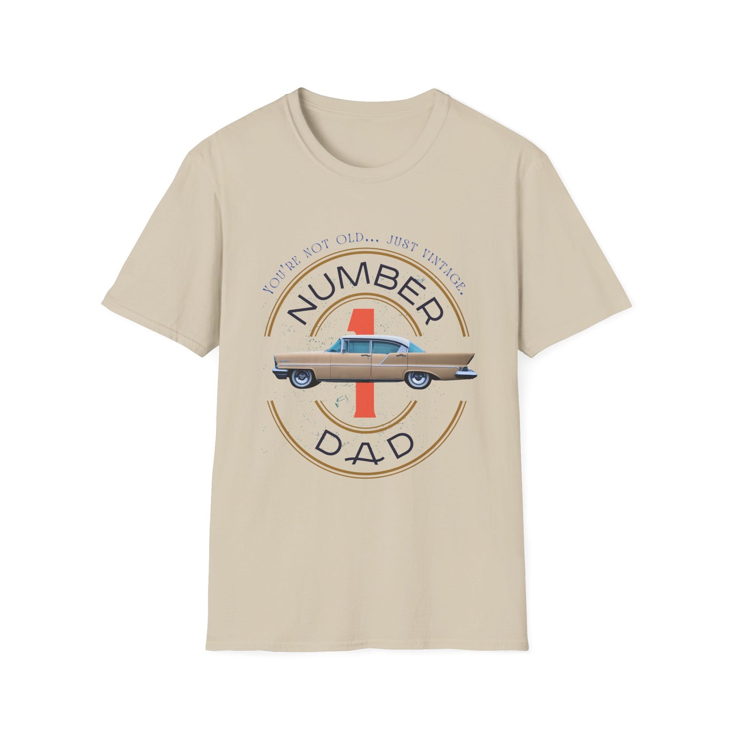 Vintage #1 Dad T-Shirt - Perfect Gift for Father's Day
