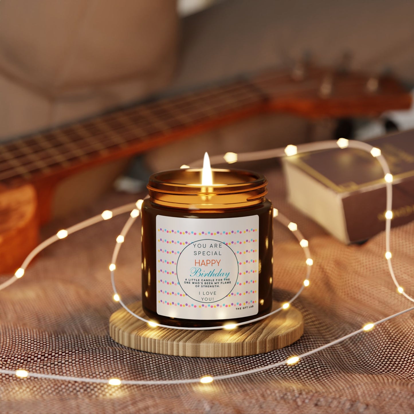 Happy Bday Candle | Eco-friendly Candle | 9 Oz