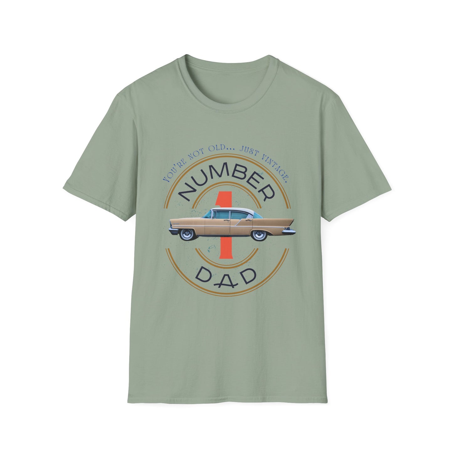 Vintage #1 Dad T-Shirt - Perfect Gift for Father's Day