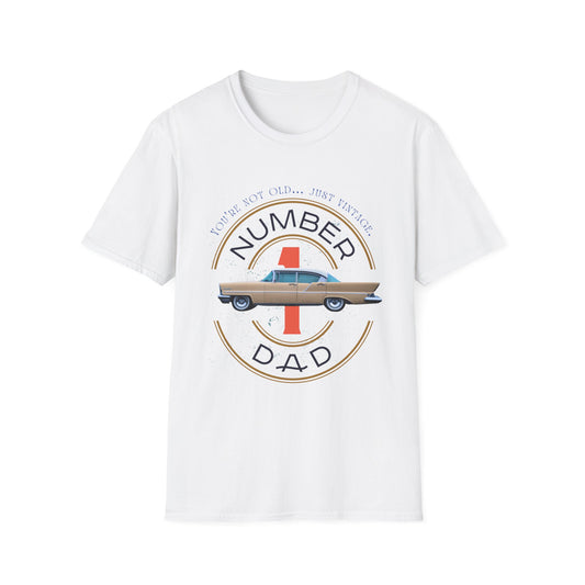 Vintage #1 Dad T-Shirt - Perfect Gift for Father's Day