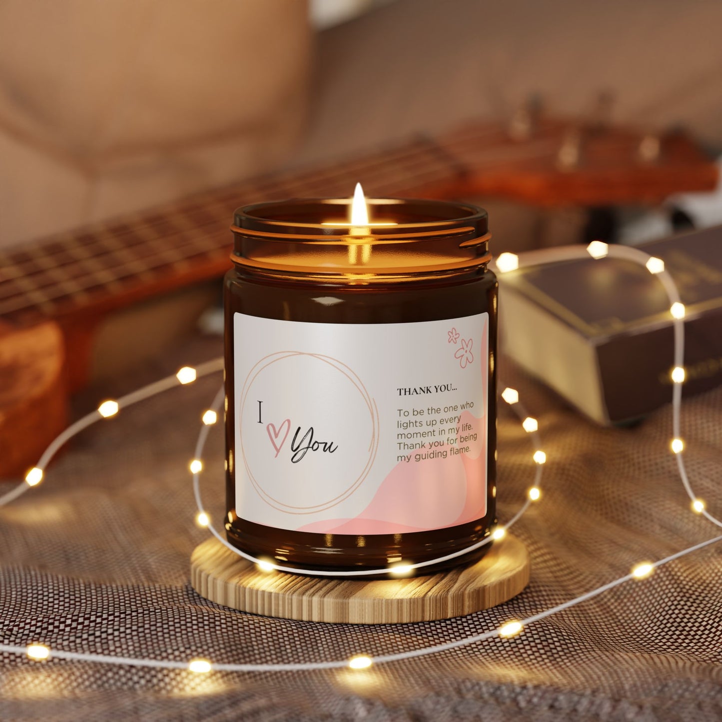 I Love You Candle| Ecofriendly Candle 9 Oz