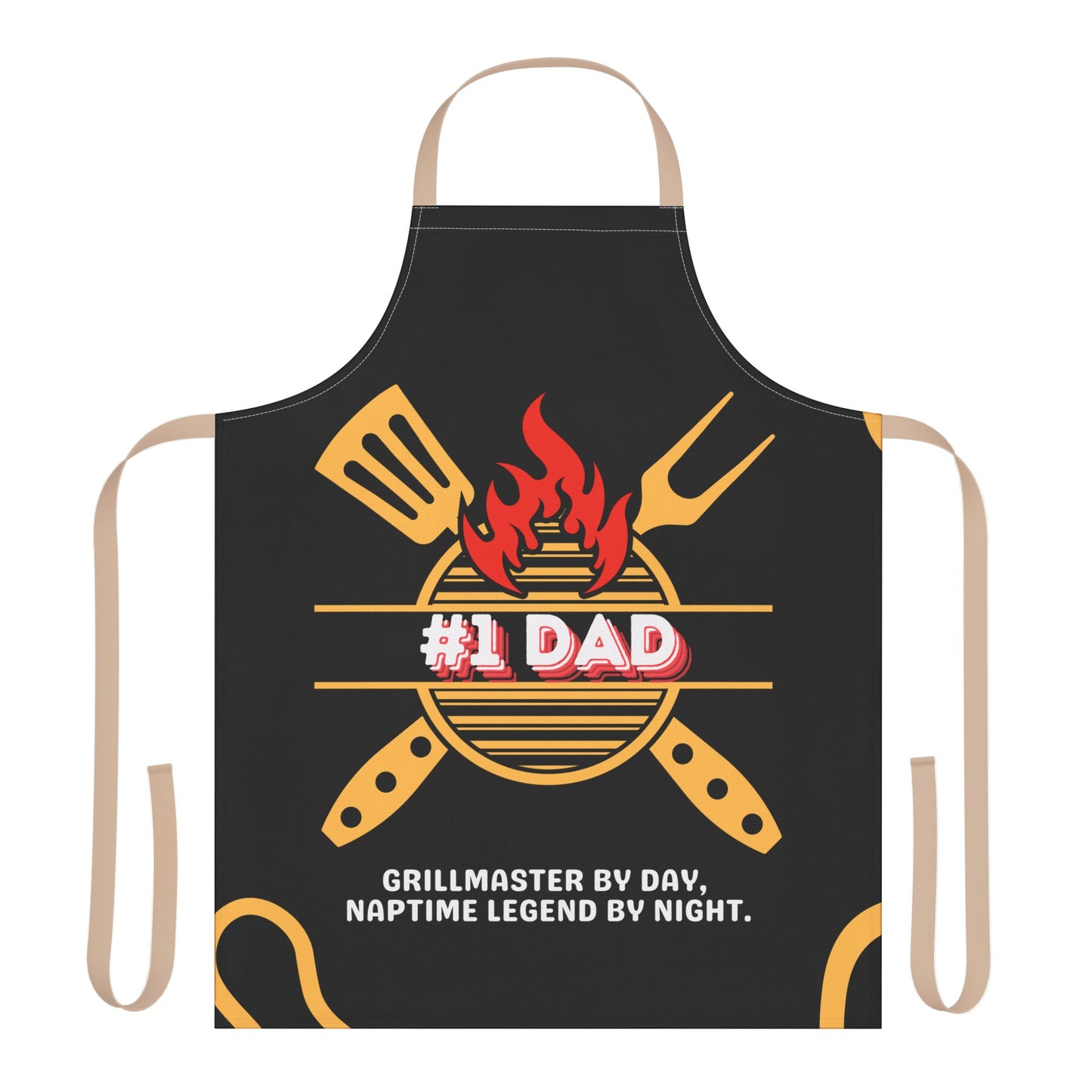Apron - Funny Quote for Father's Day - 5-Color Straps