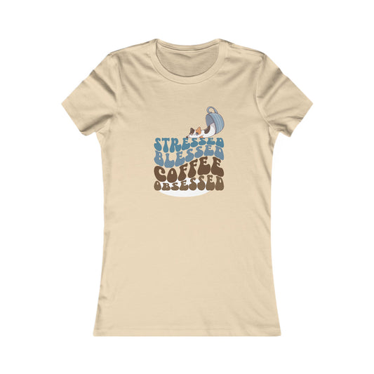 Coffee Cat Tee | Women'n Graphic T-Shirt
