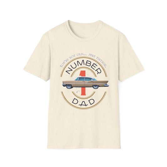 Vintage #1 Dad T-Shirt - Perfect Gift for Father's Day